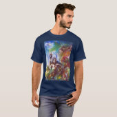 JUPITER EN LEEUW WATERVERF T-SHIRT (Voorkant volledig)