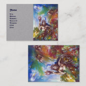 JUPITER en LION Greek Mythology Grey Paper Visitekaartje (Voorkant / Achterkant)