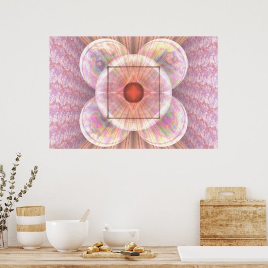 Jupiter en Mars per Martineau Poster (Keuken)