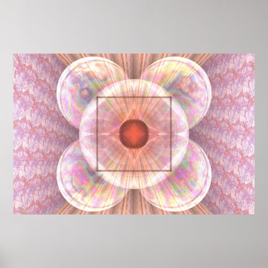 Jupiter en Mars per Martineau Poster (Voorkant)