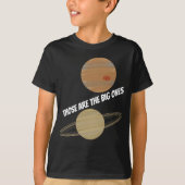 Jupiter en Saturn T-shirt (Voorkant)