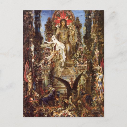 Jupiter en Semele Briefkaart (Voorkant)
