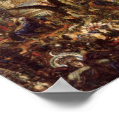 Jupiter en Semele Poster (Hoek)