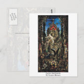 Jupiter en Semele van Gustave Moreau Briefkaart (Voorkant / Achterkant)