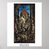 Jupiter en Semele van Gustave Moreau Poster (Voorkant)