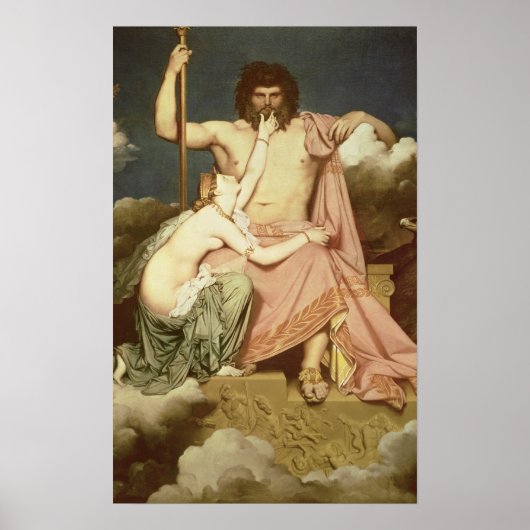 Jupiter en Thetis, 1811 Poster (Voorkant)