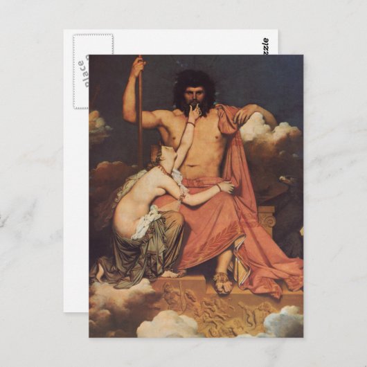 Jupiter en Thetis Briefkaart (Voorkant / Achterkant)