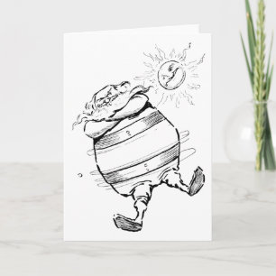 "Jupiter en zijn Bands Wenskaart" Kaart