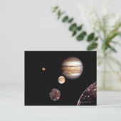 Jupiter en zijn Moons Briefkaart (Staand voorkant)
