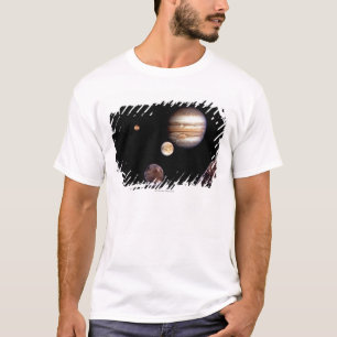 Jupiter en zijn Moons T-shirt