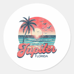 Jupiter Florida _1 Ronde Sticker