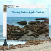 Jupiter Florida Bgloing Rocks Fotografisch Briefkaart