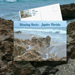 Jupiter Florida Blowing Rocks Fotografisch Briefkaart