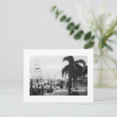 Jupiter, Florida Boat Dock foto briefkaart (Staand voorkant)