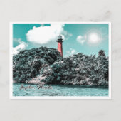 JUPITER FLORIDA - JUPITER INLET VUURTOREN BRIEFKAART (Voorkant)