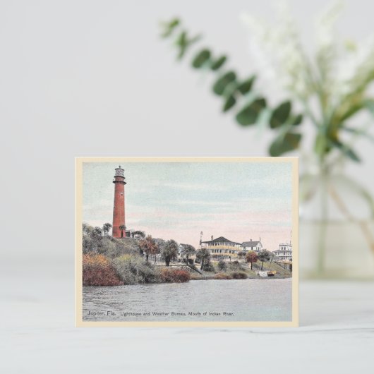Jupiter Florida Lighthouse  Briefkaart (Staand voorkant)