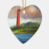 Jupiter Florida Lighthouse Keramisch Ornament (Links)