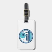 Jupiter Florida Palmboom Vogels Bagagelabel (Voorkant verticaal)