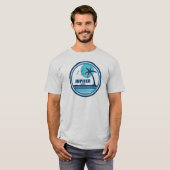Jupiter Florida Palmboom Vogels T-shirt (Voorkant volledig)