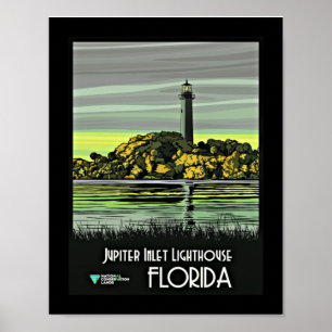 Jupiter, Florida vintage poster