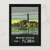 Jupiter, Florida vintage poster Briefkaart (Voorkant)