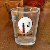Jupiter Florida Vuurtoren monogram Shot Glas