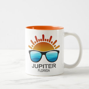 Jupiter Florida zonnebril Tweekleurige Koffiemok