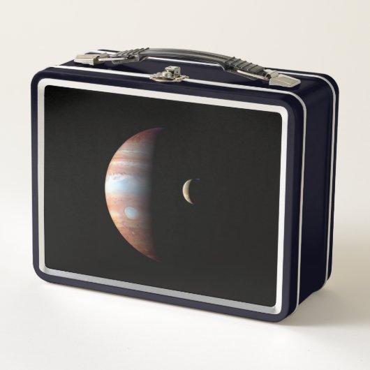 Jupiter Gas Giant Planet & Io Galilean Maan (Voorkant)