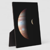 Jupiter Gas Giant Planet & Io Galilean Maan Fotoplaat (Zijkant)