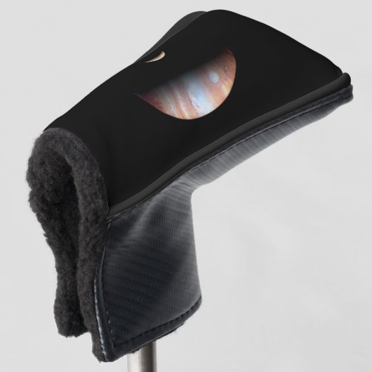 Jupiter Gas Giant Planet & Io Galilean Maan Golfheadcover (3/4 voorkant)