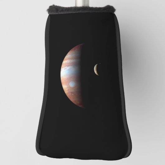 Jupiter Gas Giant Planet & Io Galilean Maan Golfheadcover (Draai 90)