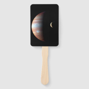 Jupiter Gas Giant Planet & Io Galilean Maan Handwaaier
