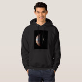 Jupiter Gas Giant Planet & Io Galilean Maan Hoodie (Voorkant volledig)
