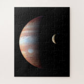 Jupiter Gas Giant Planet & Io Galilean Maan Legpuzzel (Verticaal)