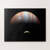 Jupiter Gas Giant Planet & Io Galilean Maan Legpuzzel (Horizontaal)