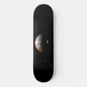Jupiter Gas Giant Planet & Io Galilean Maan Persoonlijk Skateboard (Voorkant)
