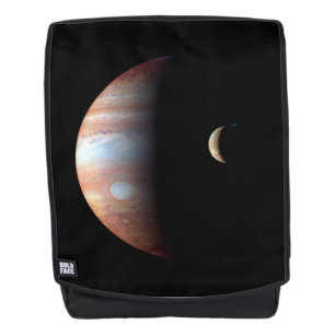 Jupiter Gas Giant Planet & Io Galilean Maan Rugtassen