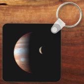 Jupiter Gas Giant Planet & Io Galilean Maan Sleutelhanger (Achterkant)
