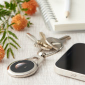 Jupiter Gas Giant Planet & Io Galilean Maan Sleutelhanger (Zijkant)