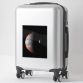 Jupiter Gas Giant Planet & Io Galilean Maan Sticker (Koffer)