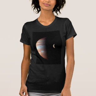 Jupiter Gas Giant Planet & Io Galilean Maan T-shirt