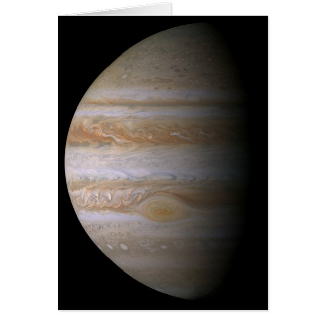 Jupiter Gasreus Planeet & Io Galileïsche Maan (Voorkant)
