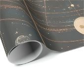 Jupiter-gecentreerde hemelkaart ontwerp cadeaupapier (Rol Hoek)