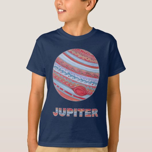 Jupiter Geektastische Shirten en kleding T-shirt (Voorkant)