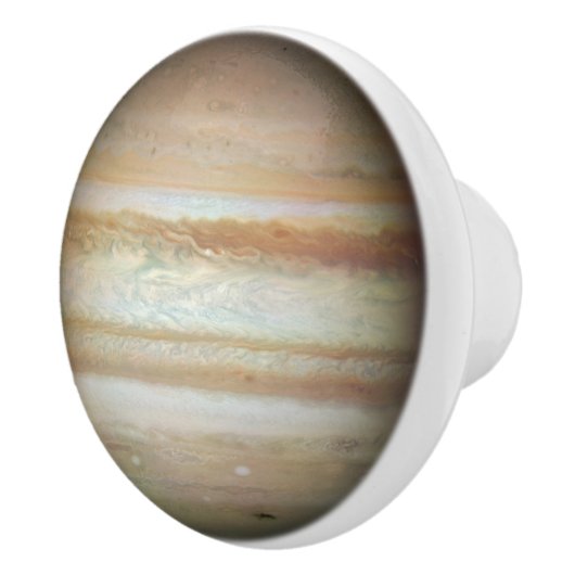 Jupiter Gestreept Zonnestelsel Planet Boogschutter Keramische Knop (Rechts)