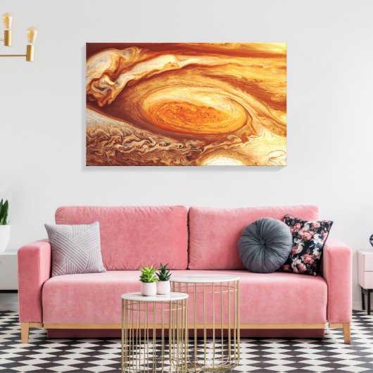 Jupiter "Great Red Spot" 24x16 Canvas Art (Insitu (Woonkamer))