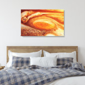 Jupiter "Great Red Spot" 24x16 Canvas Art Afdruk (Insitu (Slaapkamer))
