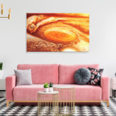 Jupiter "Great Red Spot" 24x16 Canvas Art Afdruk (Insitu (Woonkamer))