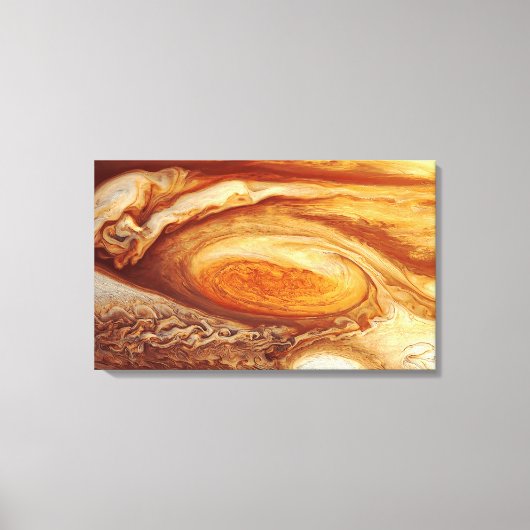 Jupiter "Great Red Spot" 24x16 Canvas Art Afdruk (Voorkant)