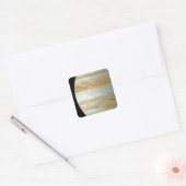 Jupiter Hemisphere Vierkante Sticker (Envelop)